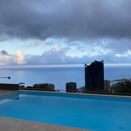 Luxury Sea-view Over Monaco アパート ボーソレイユ